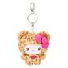 Брелок-подвеска для сумки в виде милой плюшевой куклы Hello Kitty Latte с леопардовым принтом. Изысканный подарок.