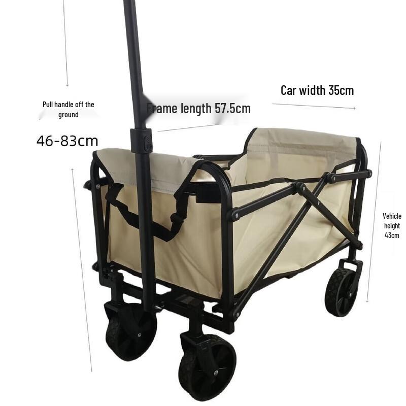 ZISIZ 5-inch Mini Foldable Outdoor Camping Cart