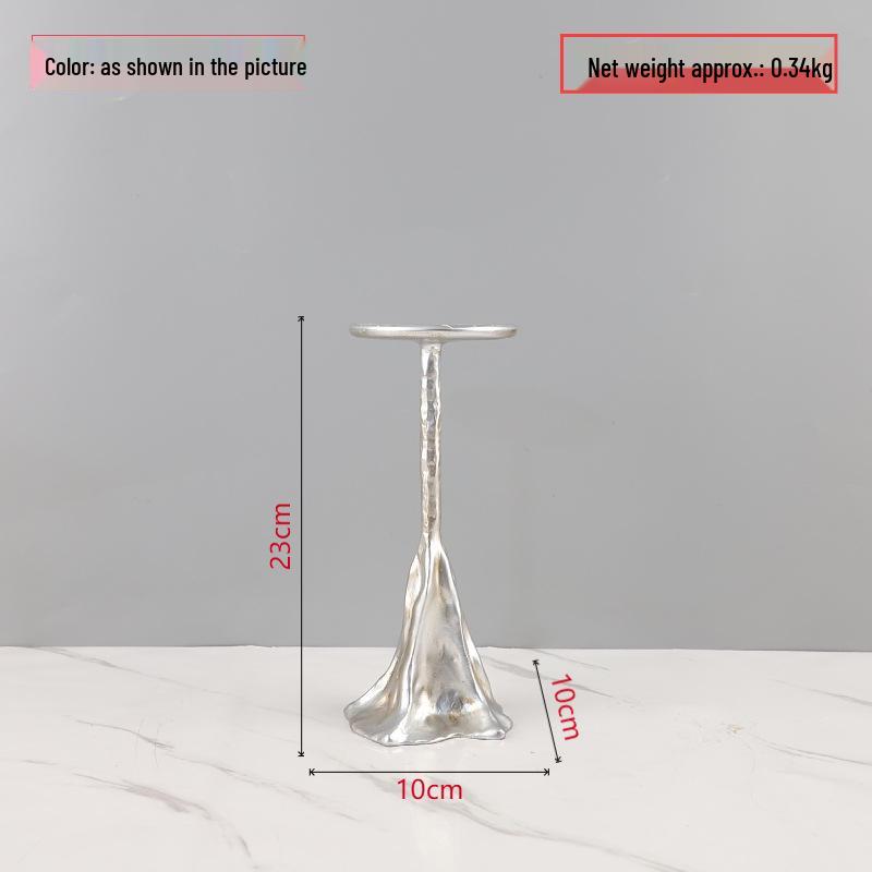 European Luxury Resin Hill Candlestick: Elegant Desk Ornament for Home, Restaurant, or Hotel Décor