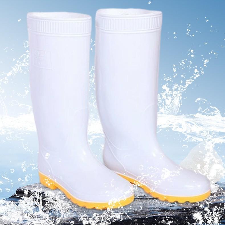 Rain Boots Food Boots Food Factory Work Boots PVC Rain Boots Men's Shoes High Tube Farm Water Shoes