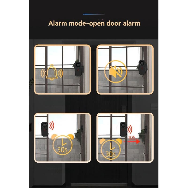 Outdoor Door Window Alarm Sensor Security With Remote Control Burglar Alarm Magnetic Sensor Door Alert System Home Protection