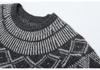 European & American 2026 Women's Fashion: Loose Jacquard Knit Sweater Set with Hat.