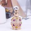Decorative Perfume Bottle 15ML Vintage Luxury Refillable Bottle, Essential Oil & Fragrance Glass 15ml Dubai Arabian Style Empty Container for