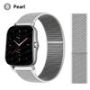 Нейлоновый ремешок 20 мм/22 мм для Amazfit GTS/2/2e/GTS2 Mini/GTR 42 мм/47 мм/GTR2/2e/stratos 2/3, спортивный ремень с петлей, браслет, ремешок Amazfit bip