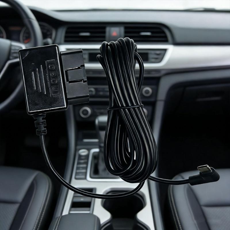 Прочный пластиковый зарядный шнур OBD ACC с интеллектуальным чипом для совместимости с несколькими автомобилями
