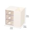 Clear Drawer Student Stationery Storage Box Stackable Jewelry Organizer Box  Office