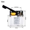 1pcs 0.5L 1L 2L Electromagnetic Lubrication Pump CNC Automatic Solenoid Oil pump HP-5 Hand Pressure Oil Pump Capacity 0.5L