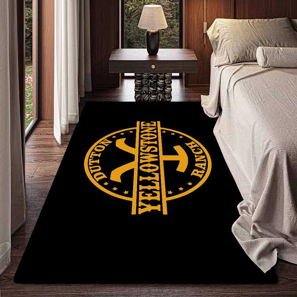 Y-Yellowstone Floor Mat INS Style Soft Bedroom Floor House Laundry Room Mat Anti-skid Household Carpets