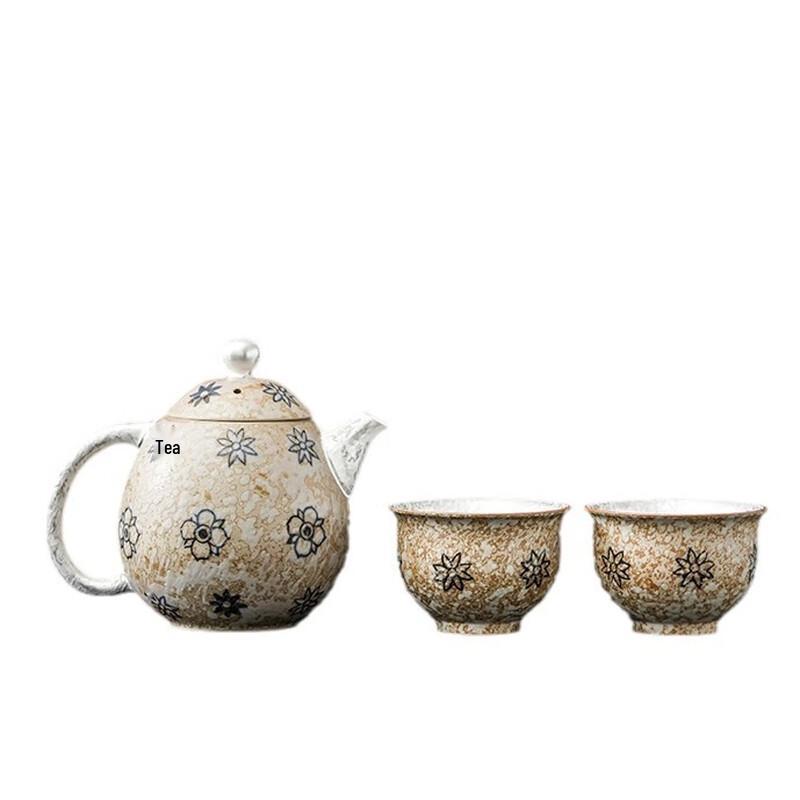 Chaxun Gilded Silver Flint Red Tea Set