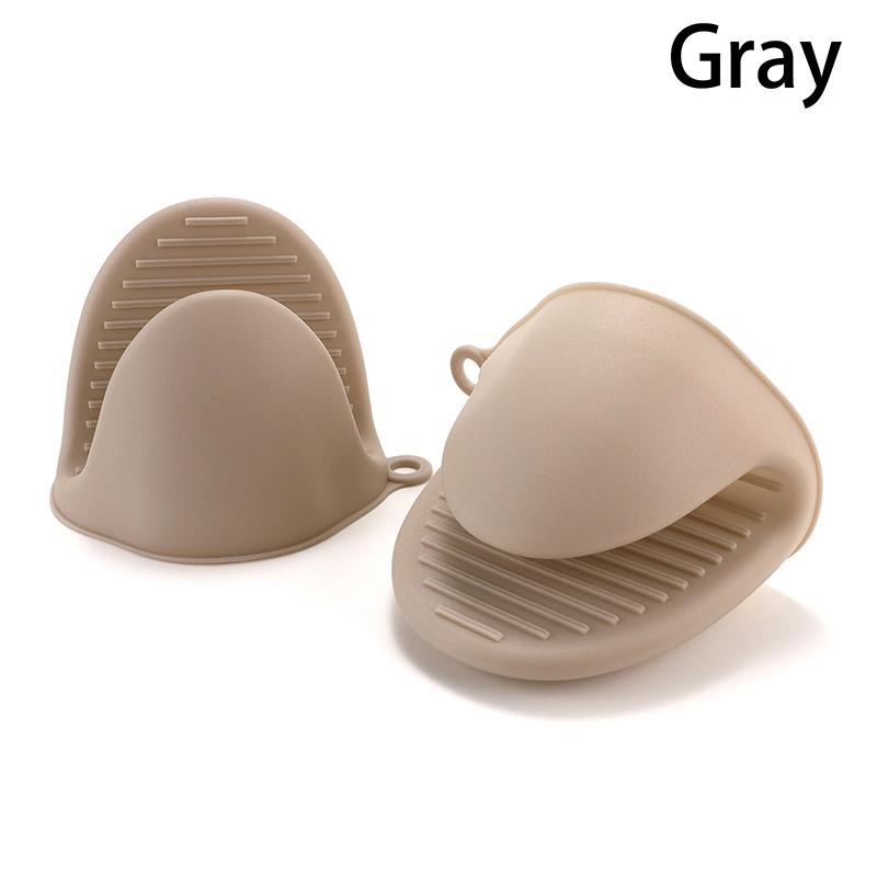 2 Pcs Oven Mitts Silicone Heat Resistant Pinch Mitts Anti Scalding Non Slip Gloves Clips Pot Holder Cooking Baking Oven Mitts