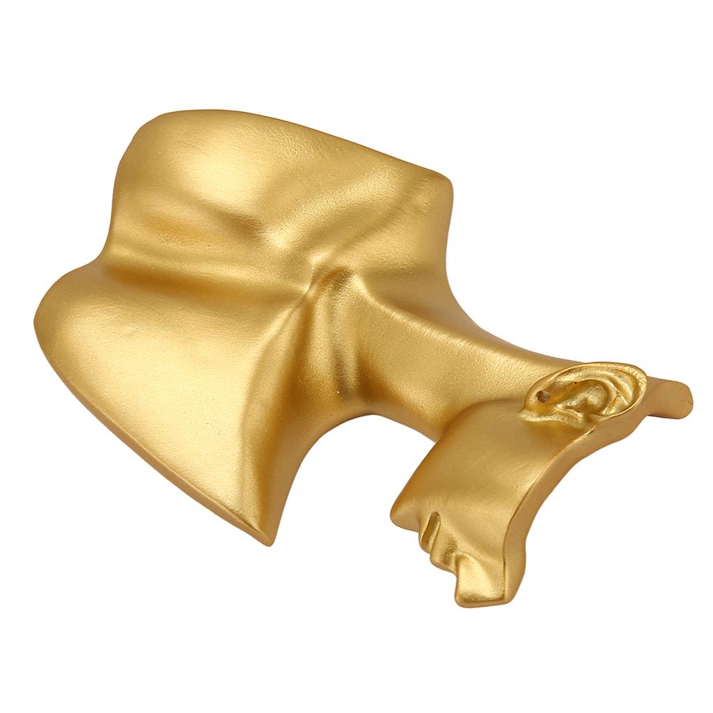 Golden Jewelry Display Bust Resin Elegant Necklace Earrings Display Mannequin Stand for Jewelry
