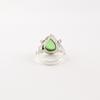 Green Cat's Eye Gemstone 925 Sterling Silver Jewelry Handcrafted Designer Ring RR-57-41