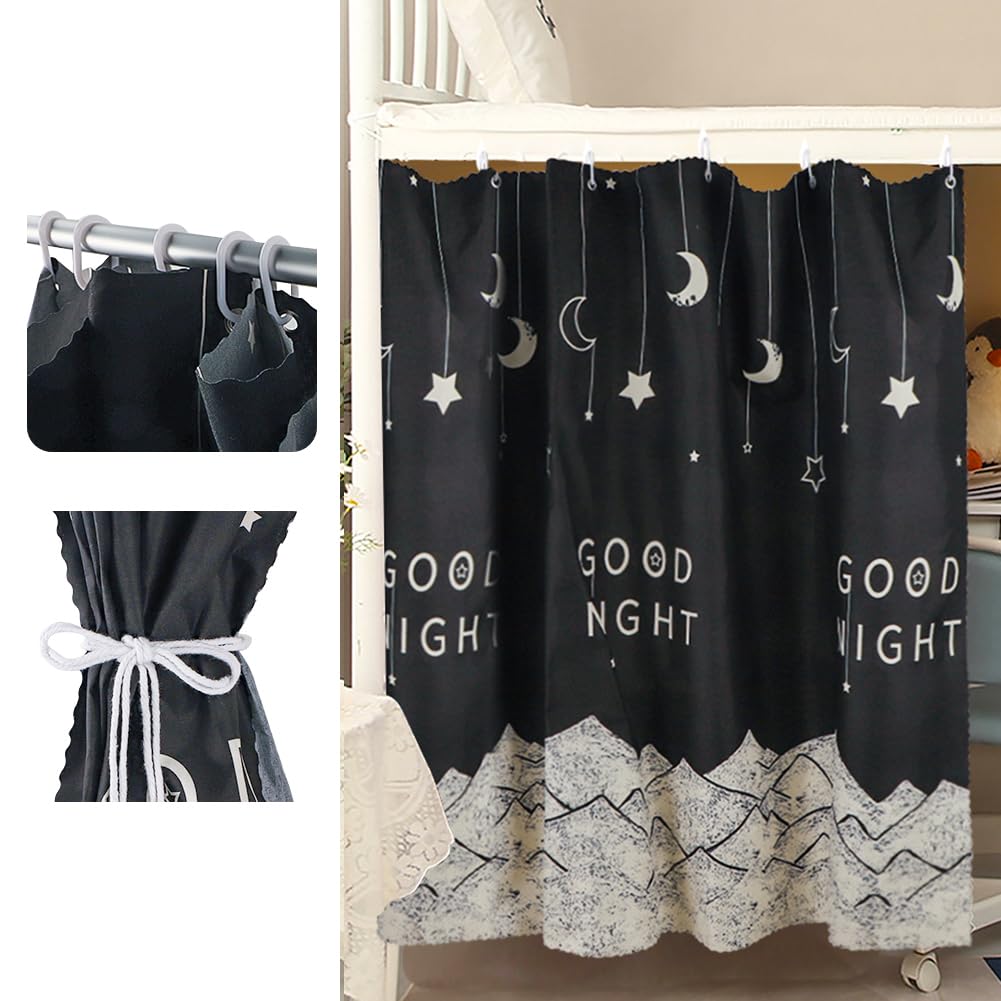 Затемнение Кровать Разделитель Спальни Студенческое Общежитие Кровать Внутренний Разделитель-Укрытие Двухъярусная Кровать Односпальная Кровать Конфиденциальность Солнцезащитный Экран Средство от Насекомых Москитная Сетка Гостиная