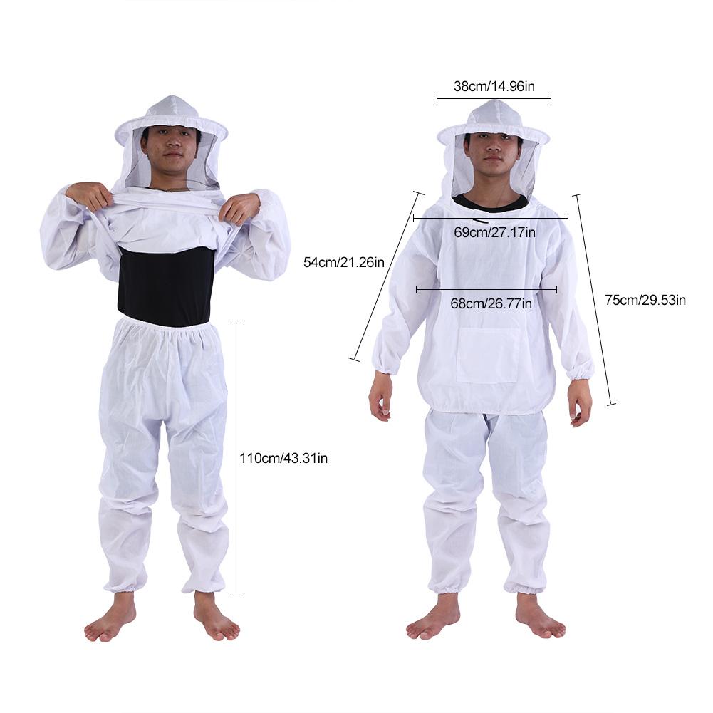 Professional Beekeeper ive Suit Beekeeping Equipment Hooded Jacket Pants