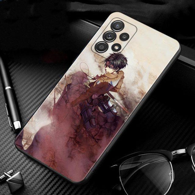 Силиконовый чехол для Samsung Galaxy A51 A12 A21s A71 A31 A02s A11 A41 A01 A02 A72 A42 A52 A32 A22 в виде ракушки аниме Shingeki No Kyojin