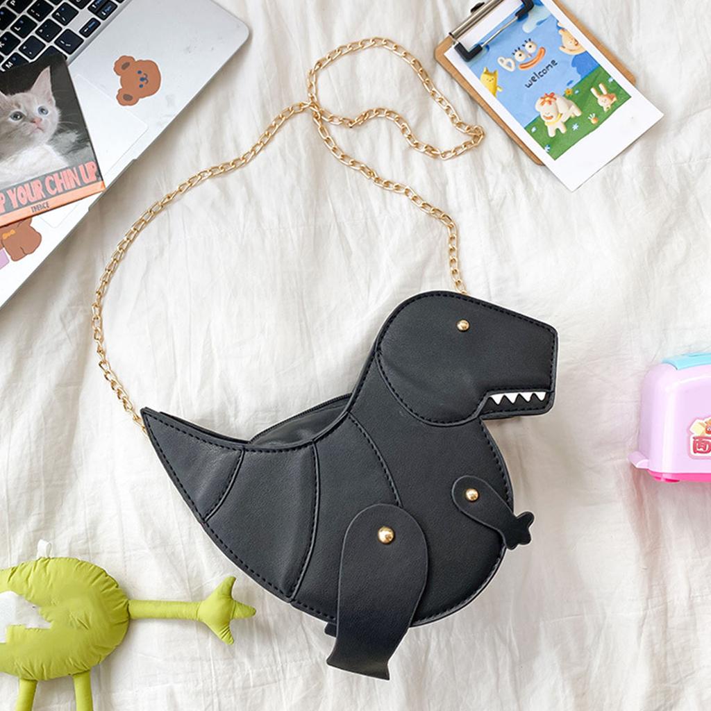 Забавный 3D мультфильм животное динозавр сумка цепь повседневные женские сумки через плечо кошелек