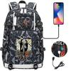 Kaiju 8 Printed USB Port Teen Student Backpack Casual Large Capacity Travel Daypack