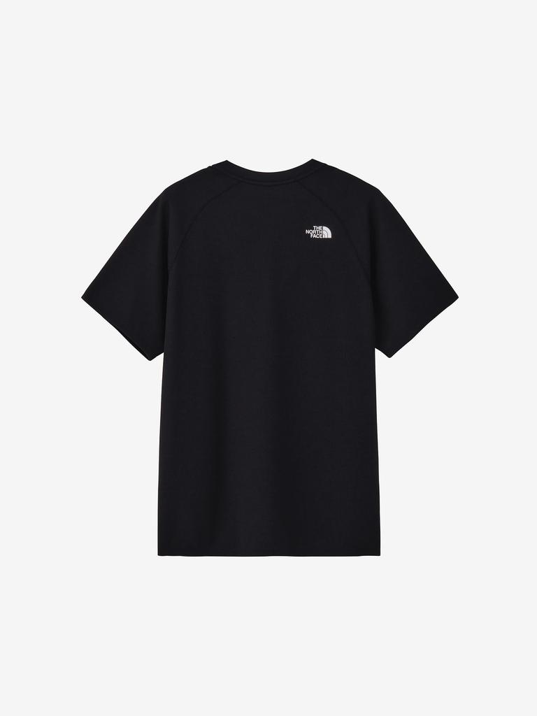 North Cut and Sew Waffle Light Crew Черный L [The Face] Короткий рукав
