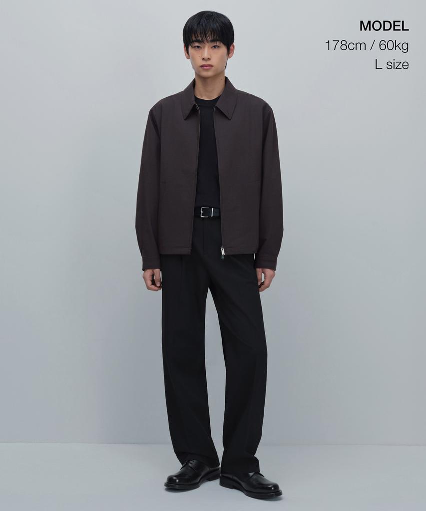 Musinsa Standard Light Plain Relaxed Minimal Jacket [Gunmetal]