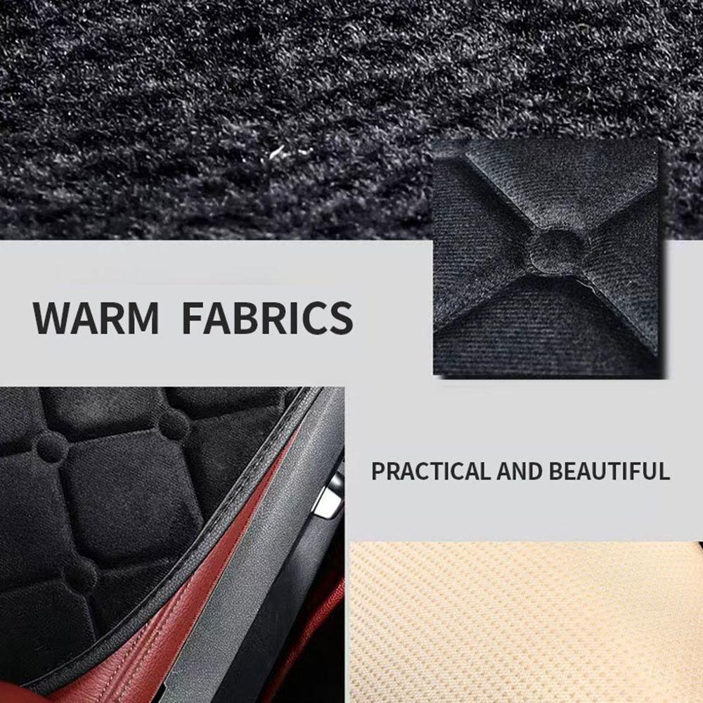 Pad For Car Interior Accessories Wool Plush Car Seat Cover Cushion Anti-slip Auto Protector