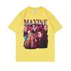 Maxine Graphic Tshirt The Demogorgon Cannibal Flower Monster Print T Shirts Unisex Women Casual Oversized Short Sleeve Tshirts