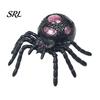 Fake Spider Prank Toy 1/4Pcs Halloween Glitter Squeeze Toy, Stress Relief Realistic Scary Lifelike Party Decoration Decompression