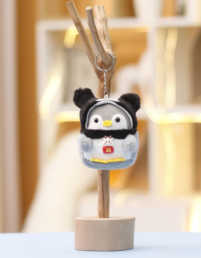 Пингвин Милый Животное Плюшевый Брелок Из Ткани С Коротким Ворсом Для Подарка Украшения