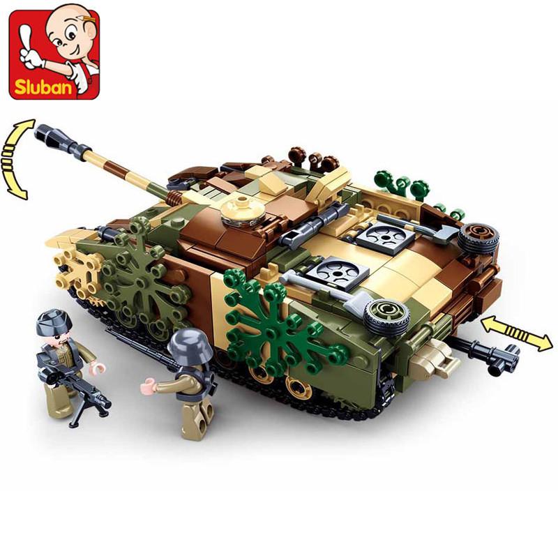 Набор конструктора «Штурмгешютц III» (StuG III) - 524 детали, Военная техника времен Второй мировой войны, Образовательная игрушка для детей, Военные отряды