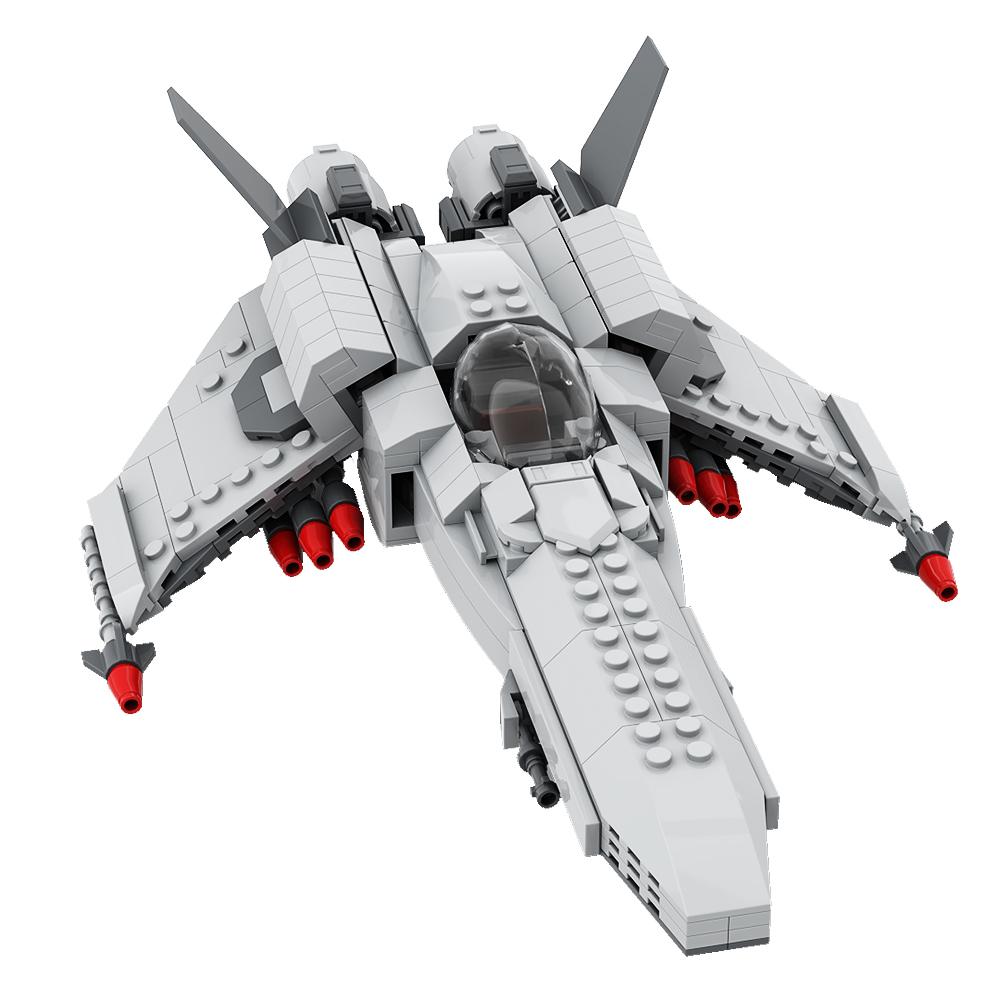 Gobricks MOC Каприканский Вайпер (Battlestar Galactica) Кирпичи Корабль Самолет Строительный Блок Набор Образовательная Игрушка Для Коллекции Подарок