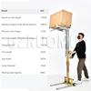Manual Unloading Lifting Handling Stacker Forklift Lifting Portable Folding Forklift Lightweight Used for Lifting and Handling