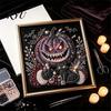 Decorative Halloween Art Projects Gothic Faux Pearl Kit, 3D Dark Evil Pumpkin Painting Handcrafted Home Wall Ornaments Spooky Castle DIY Craft Kit for