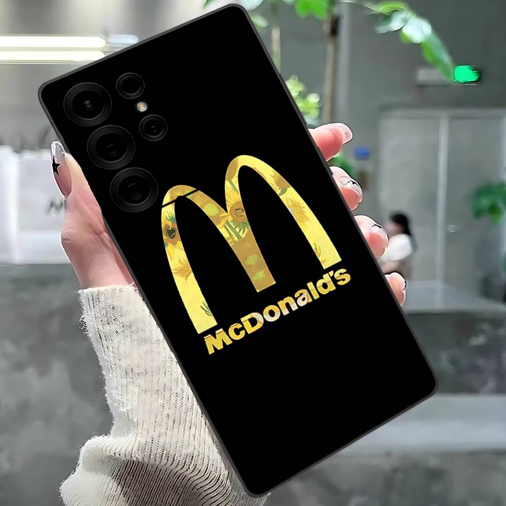 M Известный ЛОГОТИП M-McDonaldes Чехол для Телефона Для Samsung S 24 Fe 25 Ultra Plus 20 Lite 21 30 22 23 24 22 Ultra 5G Fundas