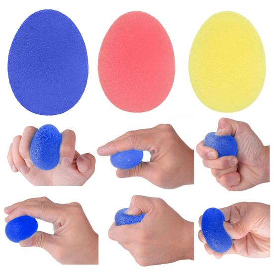 Мягкий мяч для снятия стресса с яйца, упражнение на силу пальцев рук, сжатие мяча для снятия стресса