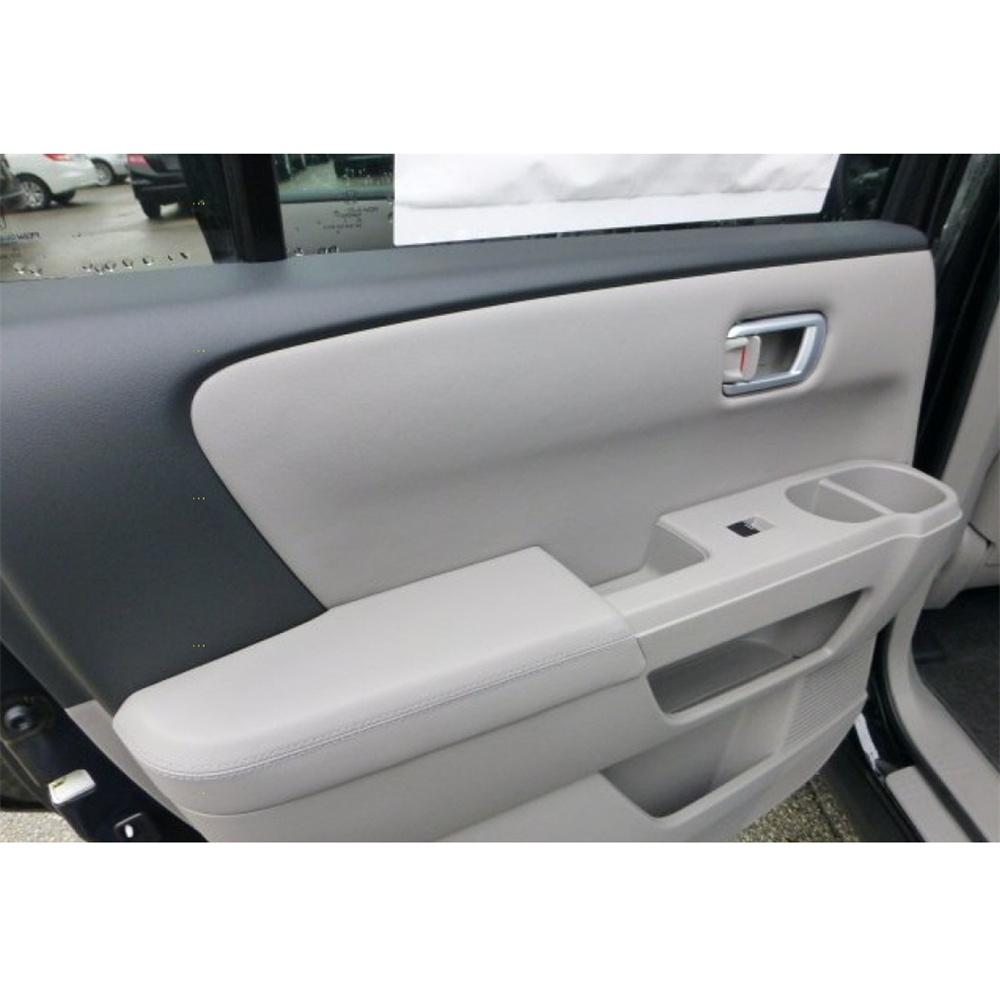 Задние дверные панели из микрофибры, кожаная накладка на подлокотник для Honda Pilot 2009-2015