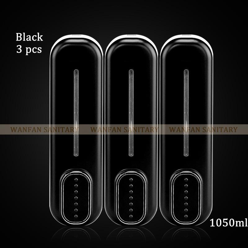 Золотые дозаторы мыла настенные АБС-пластик Жидкий шампунь Контейнер для душа 1050 мл Пластиковый держатель для мыла для ванной комнаты Туалетной комнаты 18036