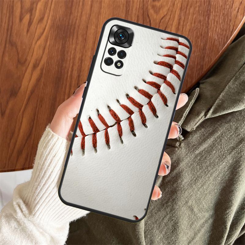 Love Baseball Sport Case For Xiaomi Redmi Note 13 14 Pro 12 11 10 15 Pro Plus Redmi 15 C 13 10C 12C 13C 14C Cover