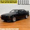 1:24 Металлическая литая модель автомобиля из сплава, совместимая с BMW M5 E34, Немецкий исполнительный спортивный седан, Домашний декор, Настольный дисплей, Подарок