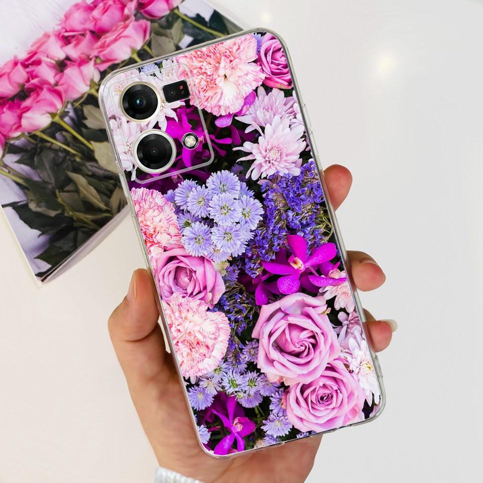 Чехол для Oppo Reno7 4G CPH2363 Oppo Reno7 Lite 7Z Красивый Рисованный Чехол Мягкий ТПУ Чехол для Телефона Для Oppo Reno 7 5G 7Pro Задняя Крышка