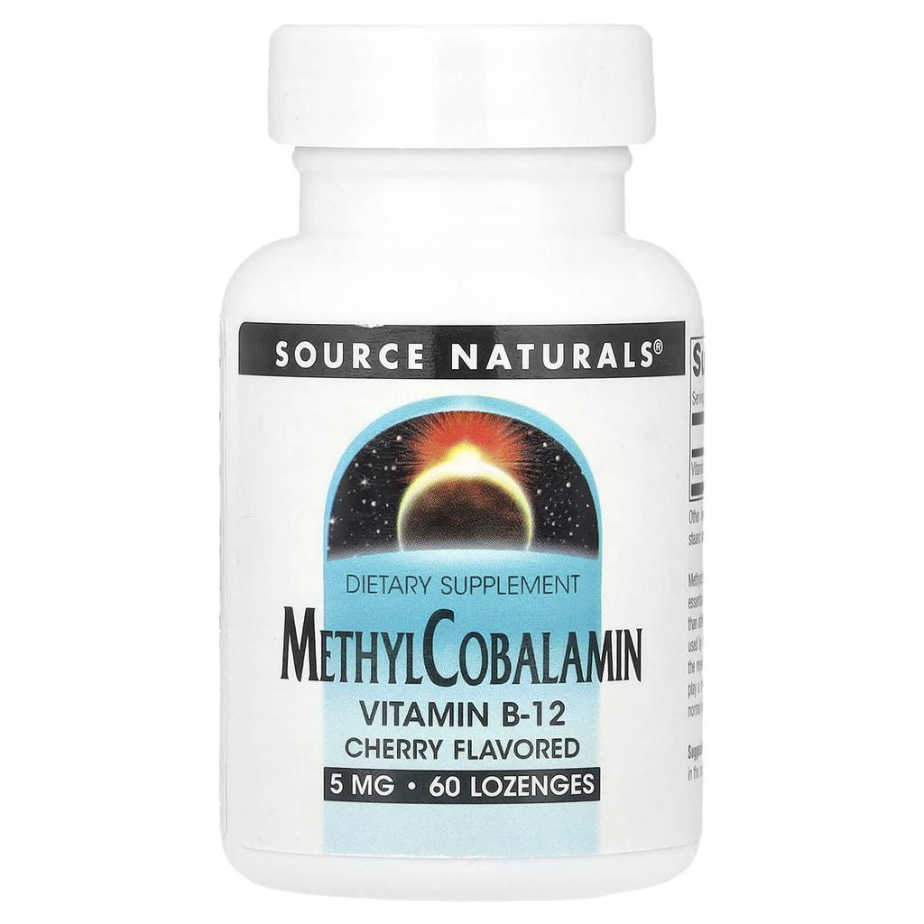 Methylcobalamin, Cherry Flavor, 5Mg, 60 Lozenges
