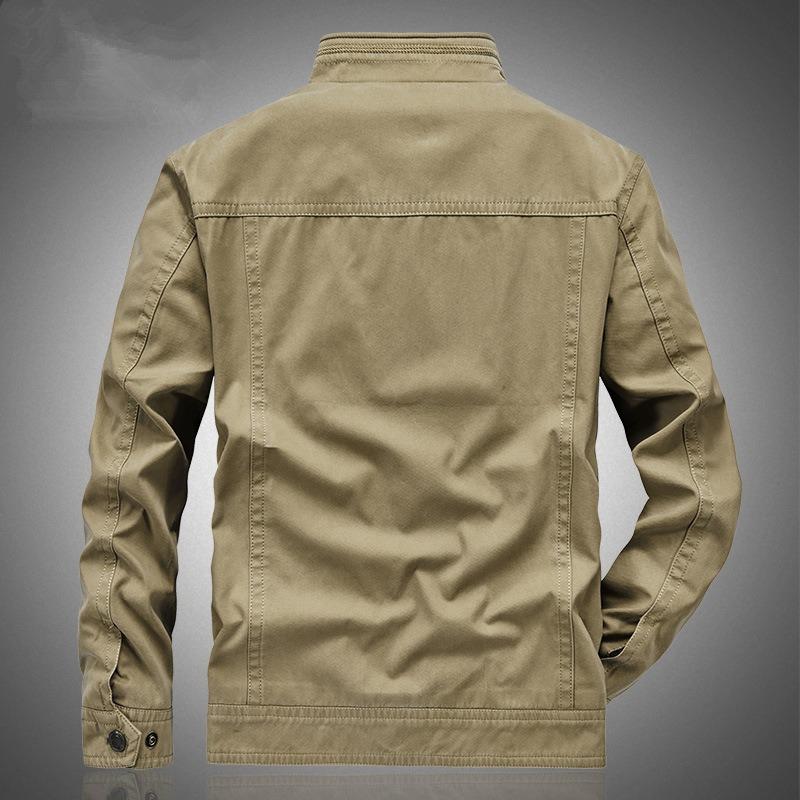 Повседневная армейская военная куртка для мужчин размера плюс M-6XL Jaqueta Masculina Air Force One весна и осень мужские куртки-карго с воротником-стойкой пальто