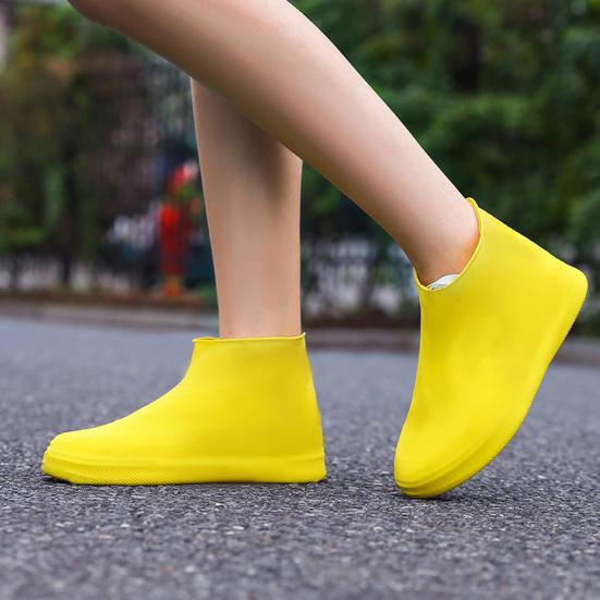 1 пара защитной обуви, сверхлегкие, прочные и удобные модные силиконовые водонепроницаемые бахилы, уличные дождевые сапоги