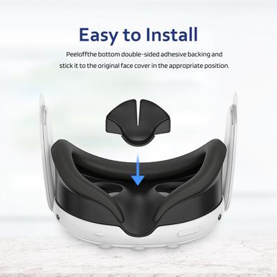 VR Гарнитура Защита для глаз Супермягкая накладка Потоотводящая Дышащая Не вызывающая раздражения Подушка-накладка для лица