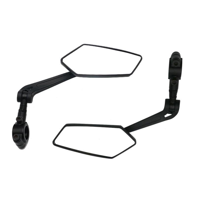 Bicyle Rearview Mirrors Convex Wide Angle Adjustable Electric Motorcycle Bike Handlebar Side Safety Flexible Rear View Mirror