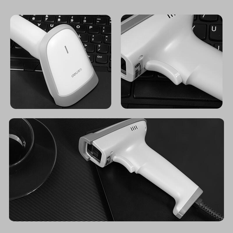 Deli Wired Laser 1D Barcode Scanner