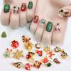 Christmas Glitter Nail Art Decorations Rhinestones Charm Nail Gems Jewelry Fake Nails Accessories Manicure Supplies Tools