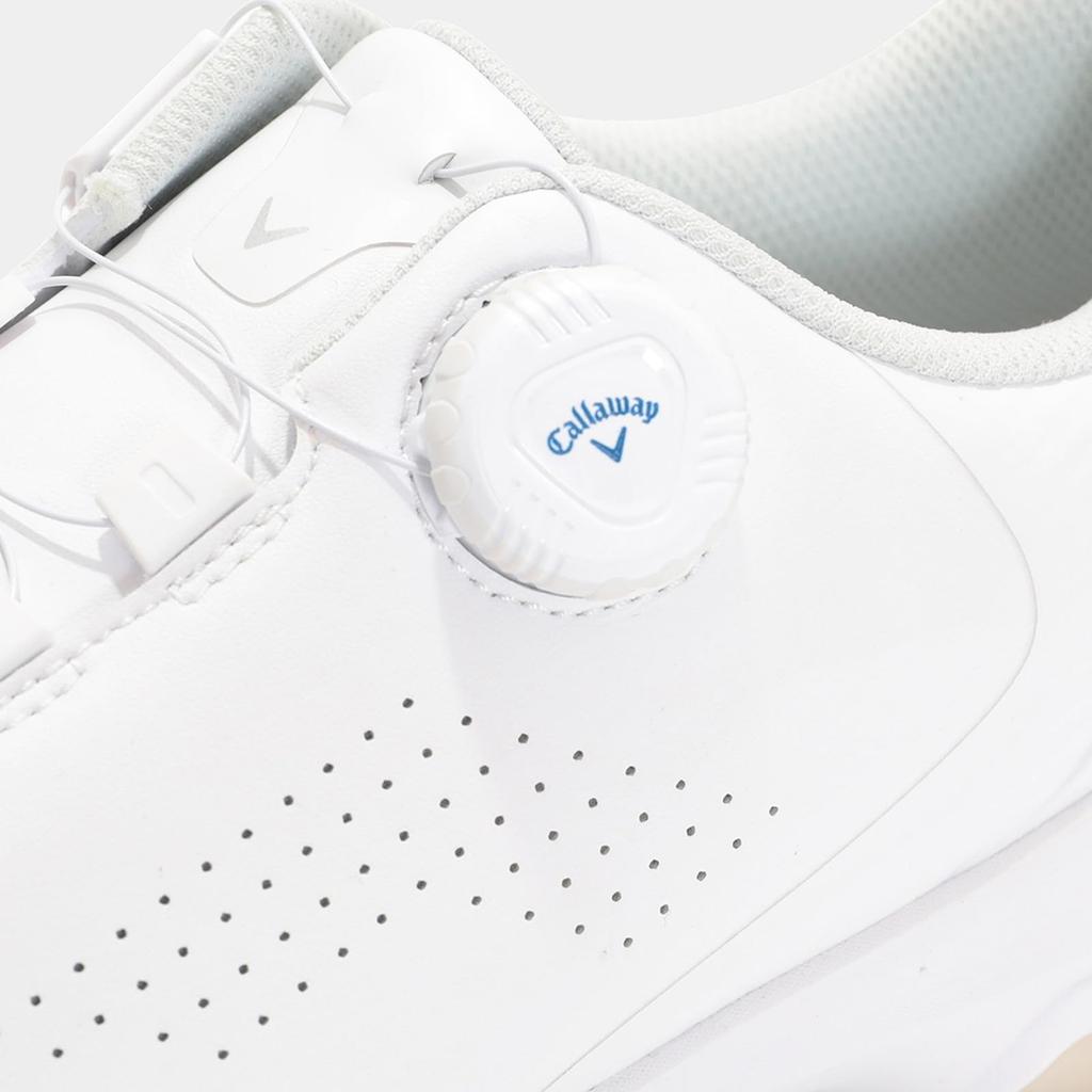 Стандартные гольф-туфли AEROSPORTS C24996110 x Темно-синие см [Обувь Callaway] Мужские (Игольчатый/Циферблатный тип) / / 1030_Белый 27.0