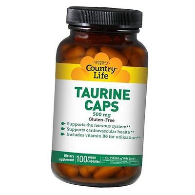 Таурин с Витамином В6, Taurine Caps, 100вегкапс (27124003)