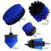 5 шт. Набор насадок для сверлильных щеток Мощный скребок для чистки салона автомобиля Щетки для детализации