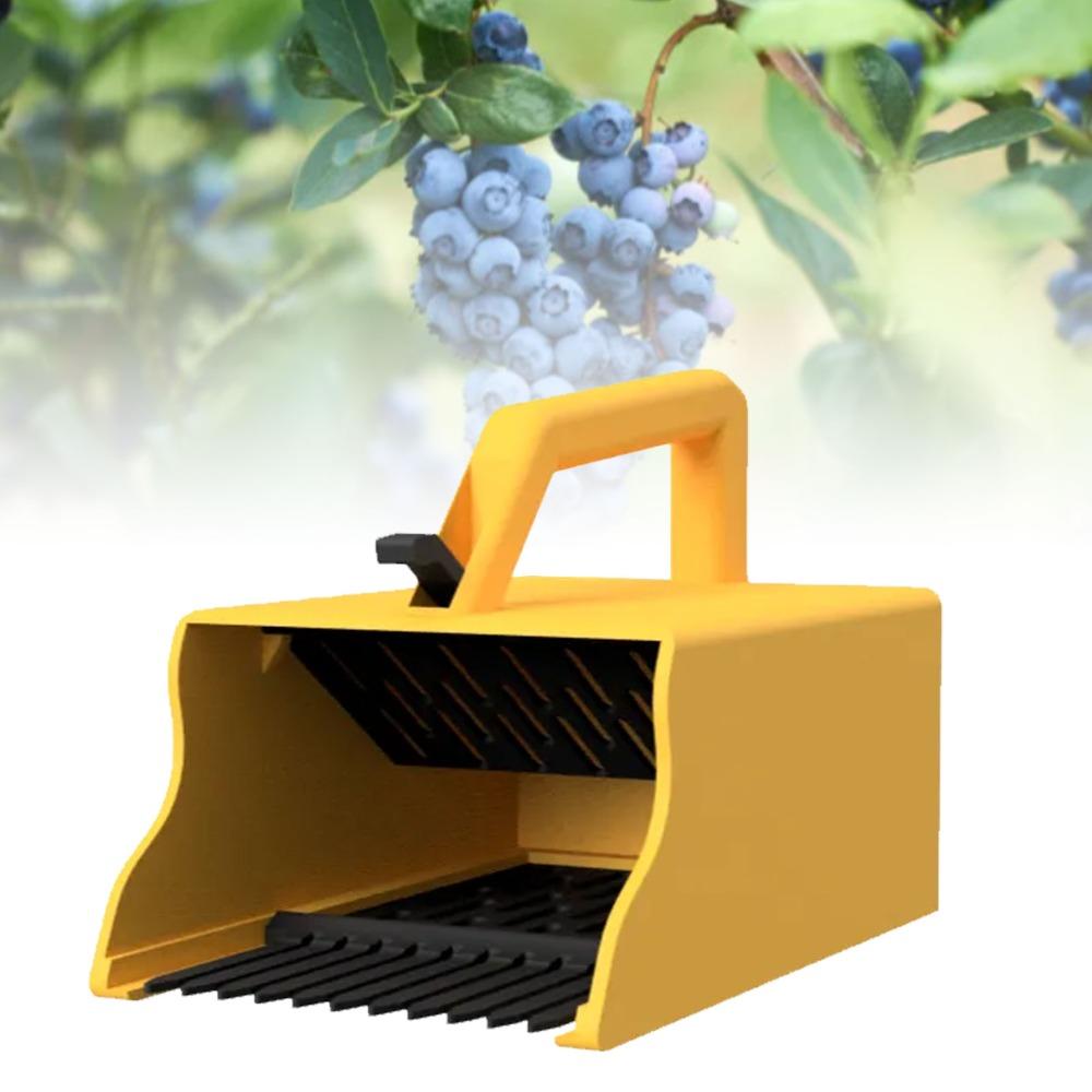 Yellow Blueberry Rake Scoop Universal Raspberries Picking Rake Raspberries Harvesting