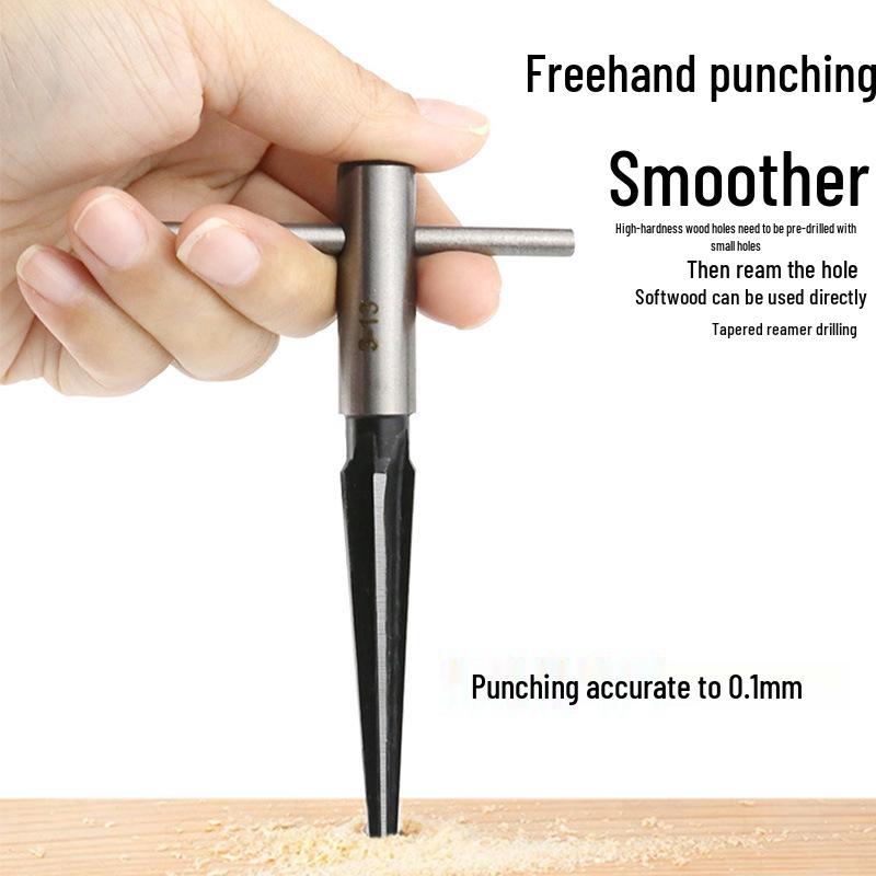 Коническая развертка для деревообработки, 1/8-1/2" (3-13mm), Снятие фаски с деревянных досок, вместимость 5-16 мм